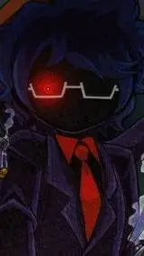 ai character: Benjamin (black) background