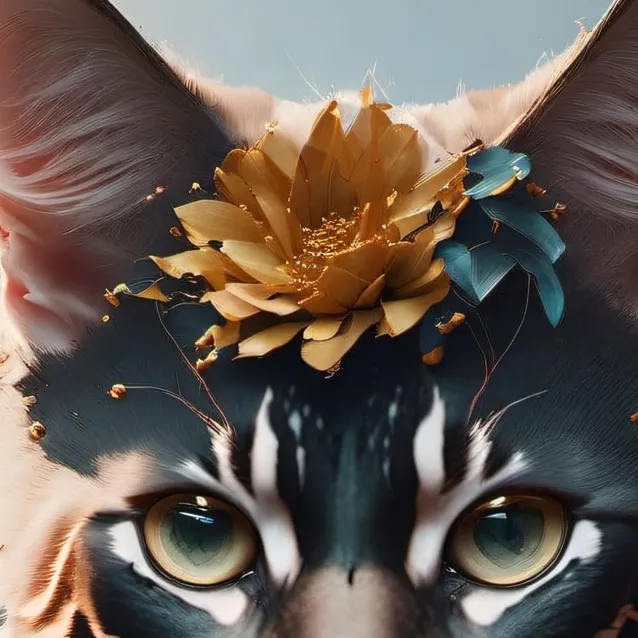 chat with ai character: gatto con il ca