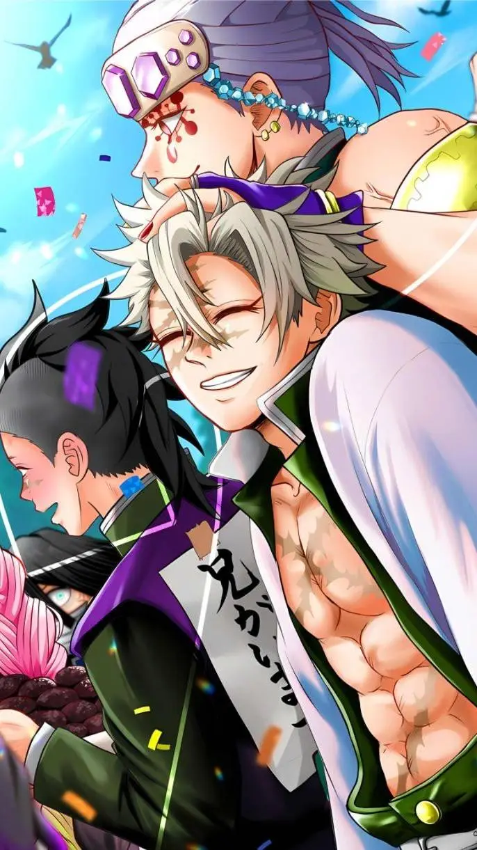 ai character: Kny sleepover male background