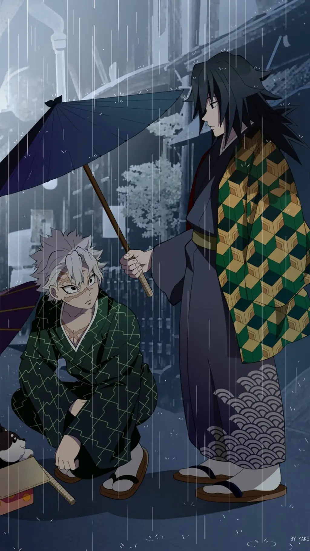 ai character: 🍃SaneGiyuu🌊 background