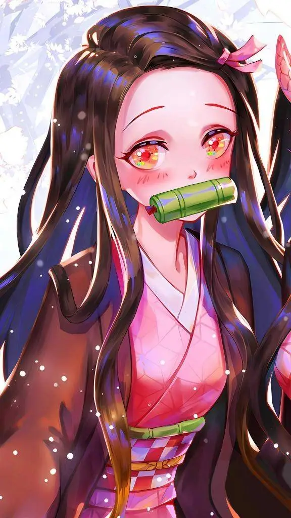 ai character: Babysitting Nezuko background
