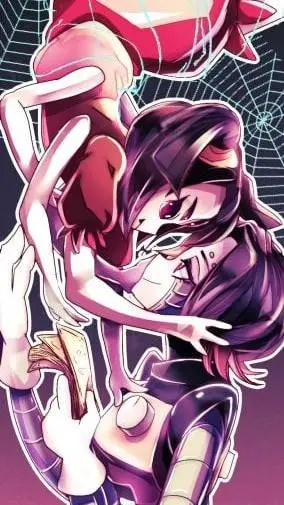ai character: 🕷Muffeton🤖 background