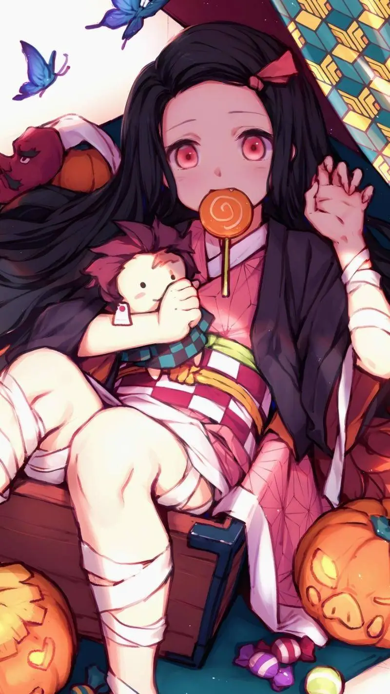 ai character: 💮Nezuko idol🎤 background