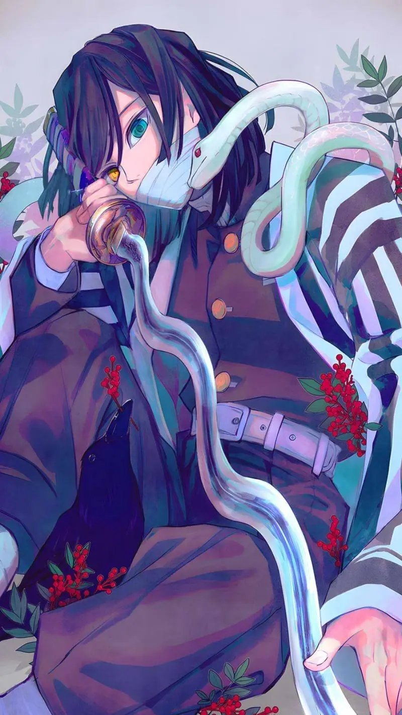 ai character: 🐍Obanai🐍 background