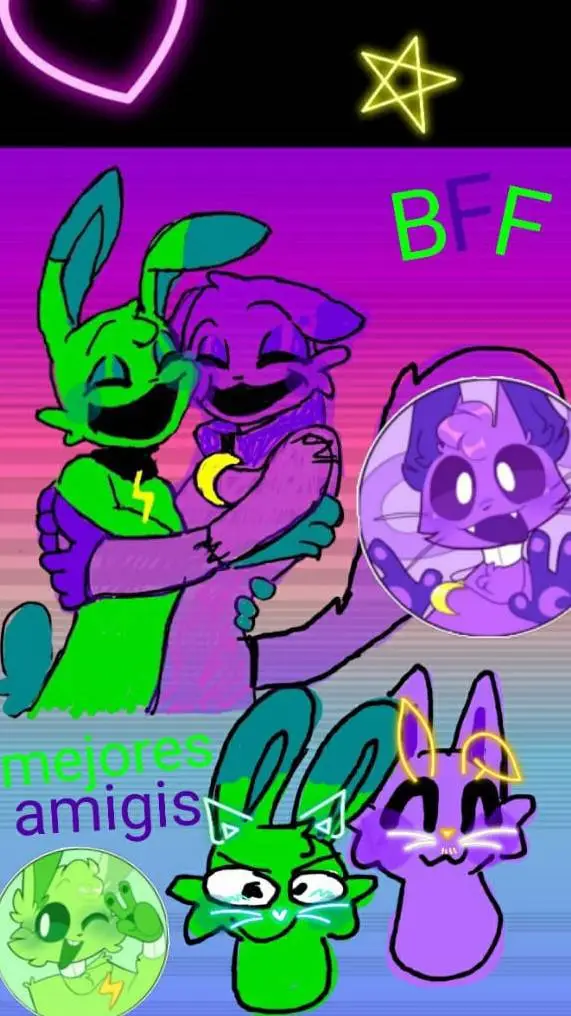 ai character: hoppy y catnap background