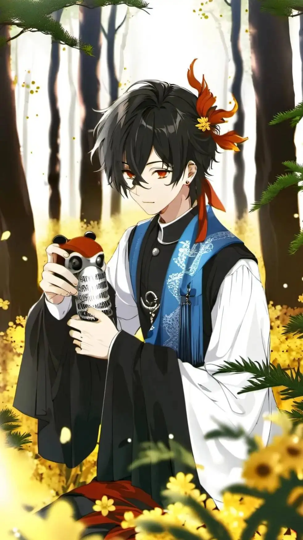 ai character: luca background