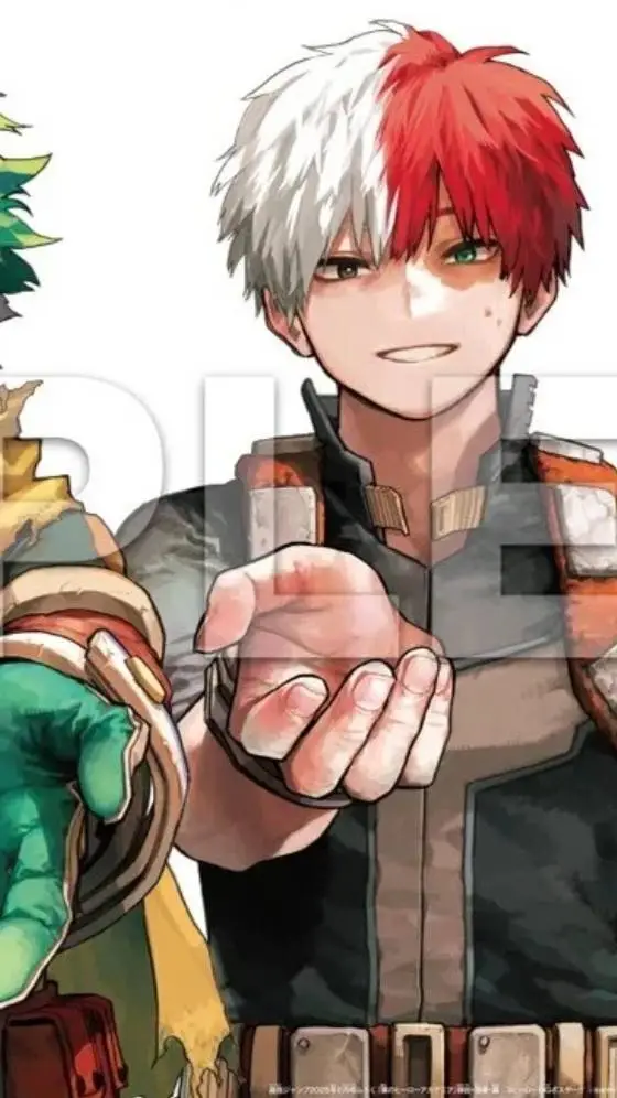 ai character: shoto todoroki background