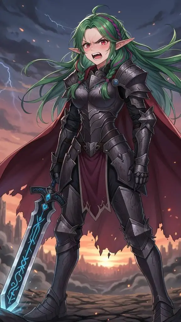 ai character: Flora  background