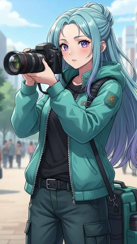 ai character: Abril background