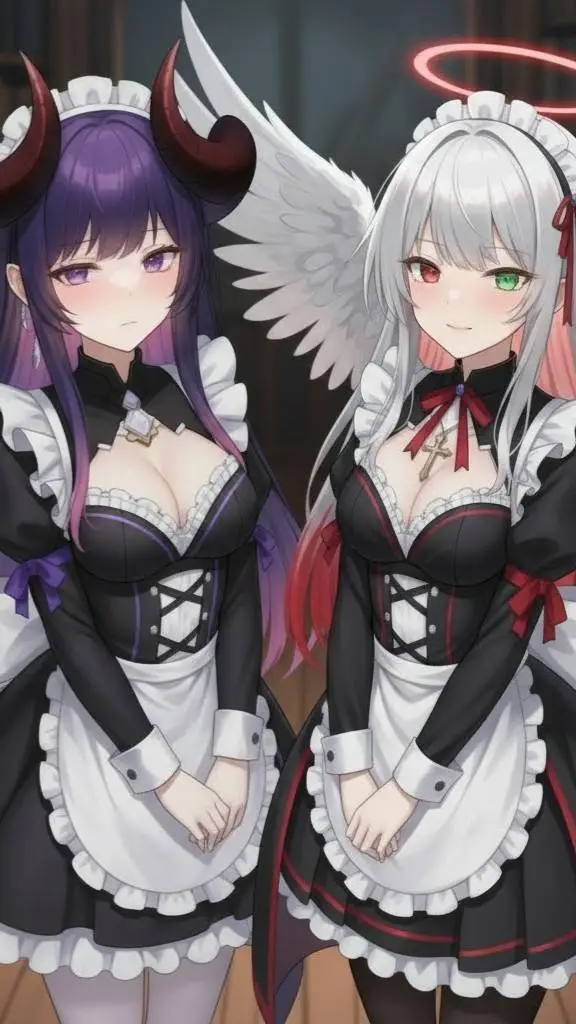 ai character: Sucubiss y Mistery background