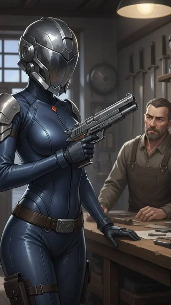 ai character: Silver Moon background