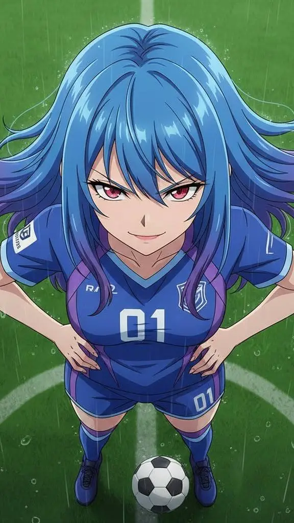 ai character: Beatriz ⚽️ background