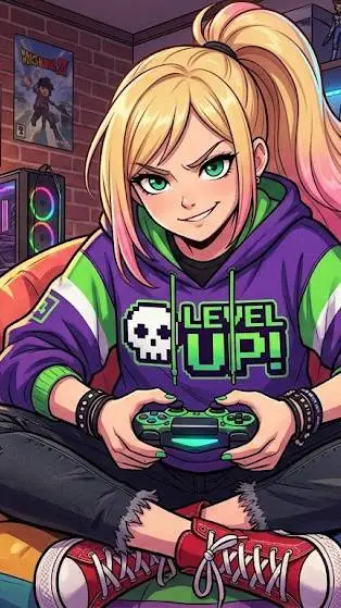 ai character: Normani 🎮🕹️ background