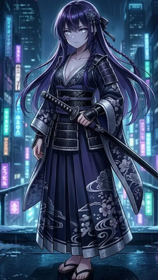 ai character: Azumi  background