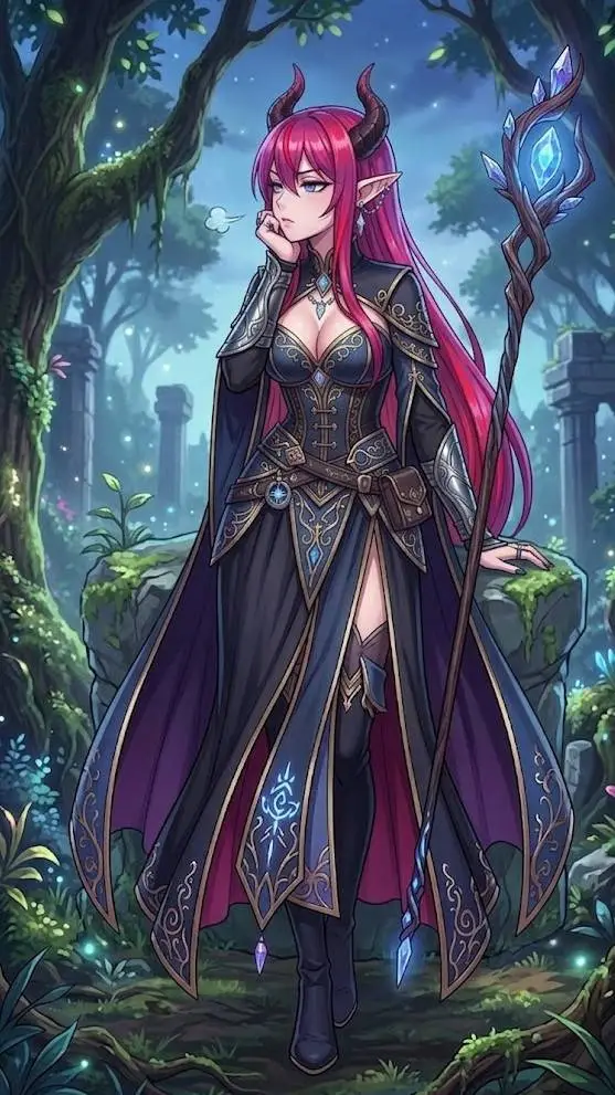 ai character: Mei  background