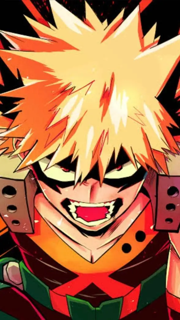 ai character: Katsuki Bakugo background
