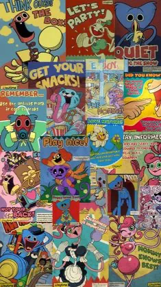 ai character: Poppy playtime  background