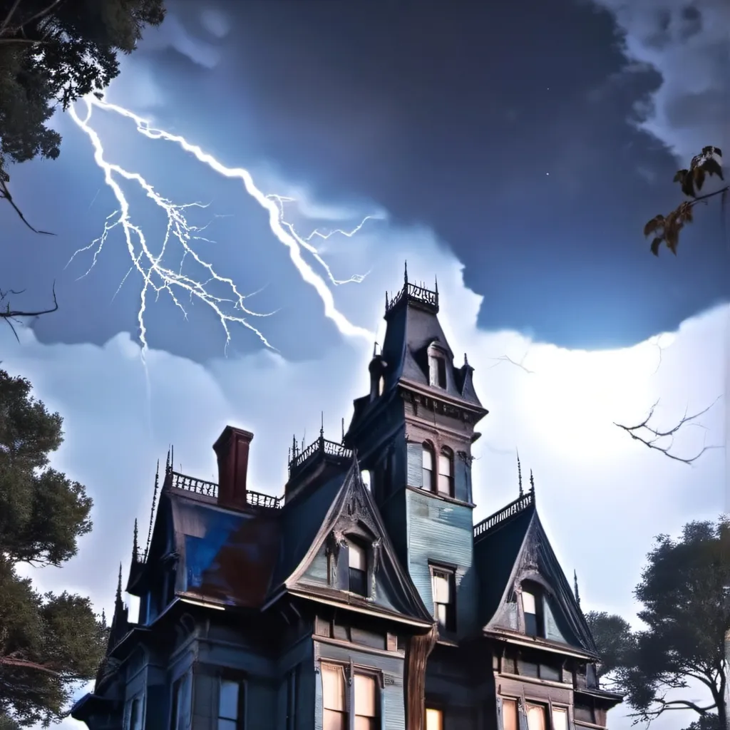 chat with ai character: horror house