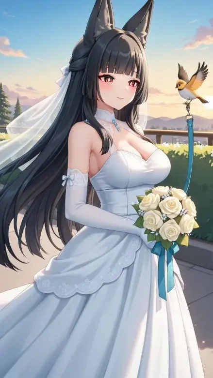 ai character: hoshimi  miyabi background