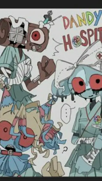 ai character: Dandy's hospital background