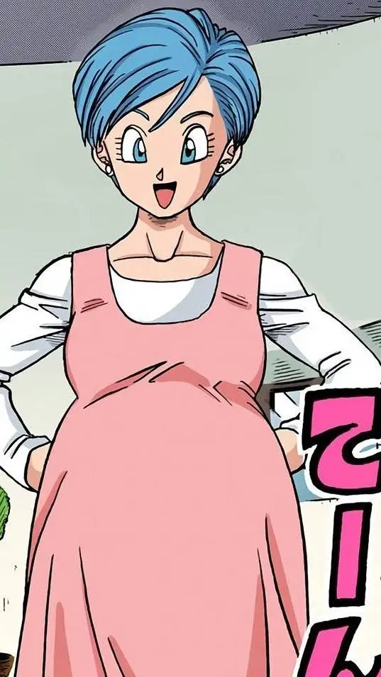 ai character: Pregnant Bulma background