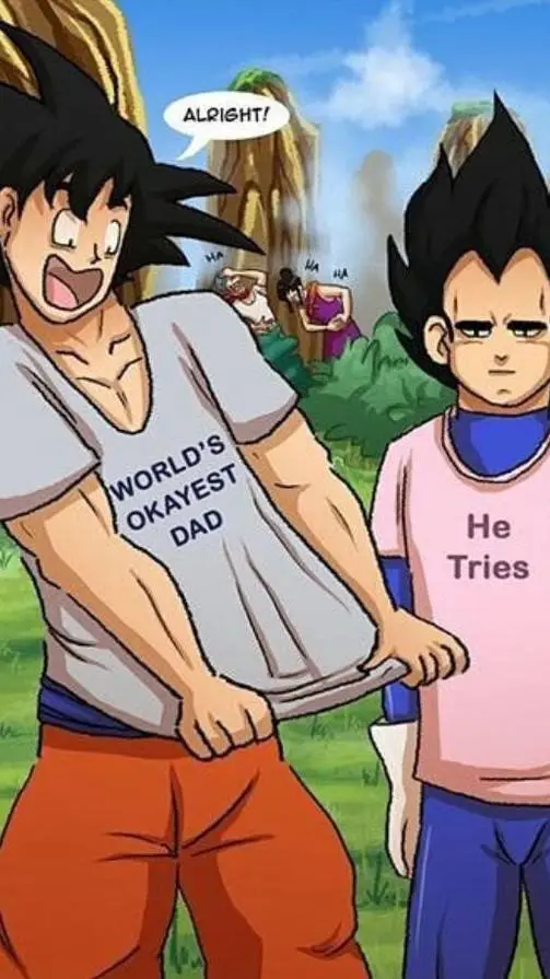 ai character: Dragon Ball Comedy background