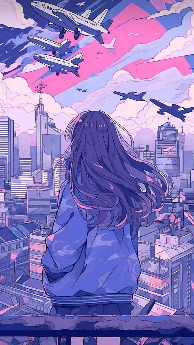 ai character: estas trites? 💜 background