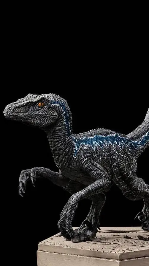 ai character: Blue background