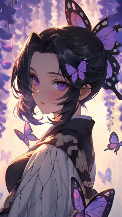 ai character: Shinobu kiss background