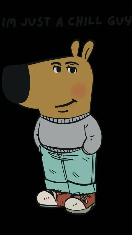 ai character: Chill guy background
