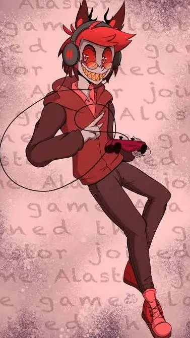 ai character: Alastor -Teen (HH) background