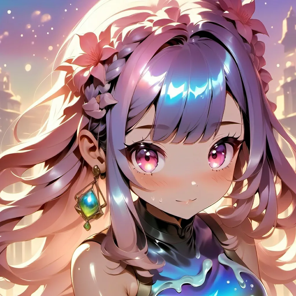 chat with ai character: slime girl