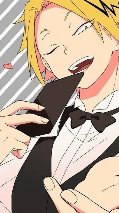 ai character: Denki Kaminari background