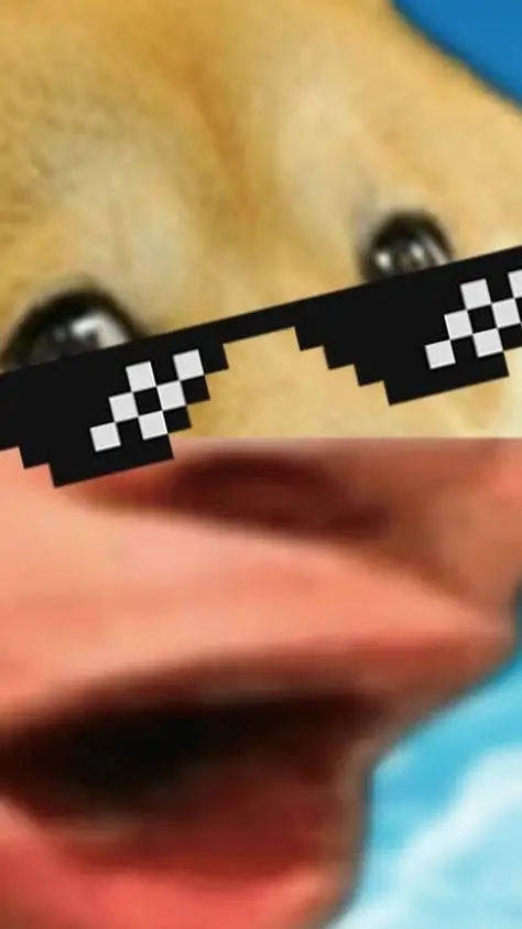 ai character: poggo doggo background