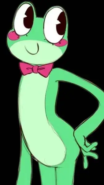ai character: ribbit background
