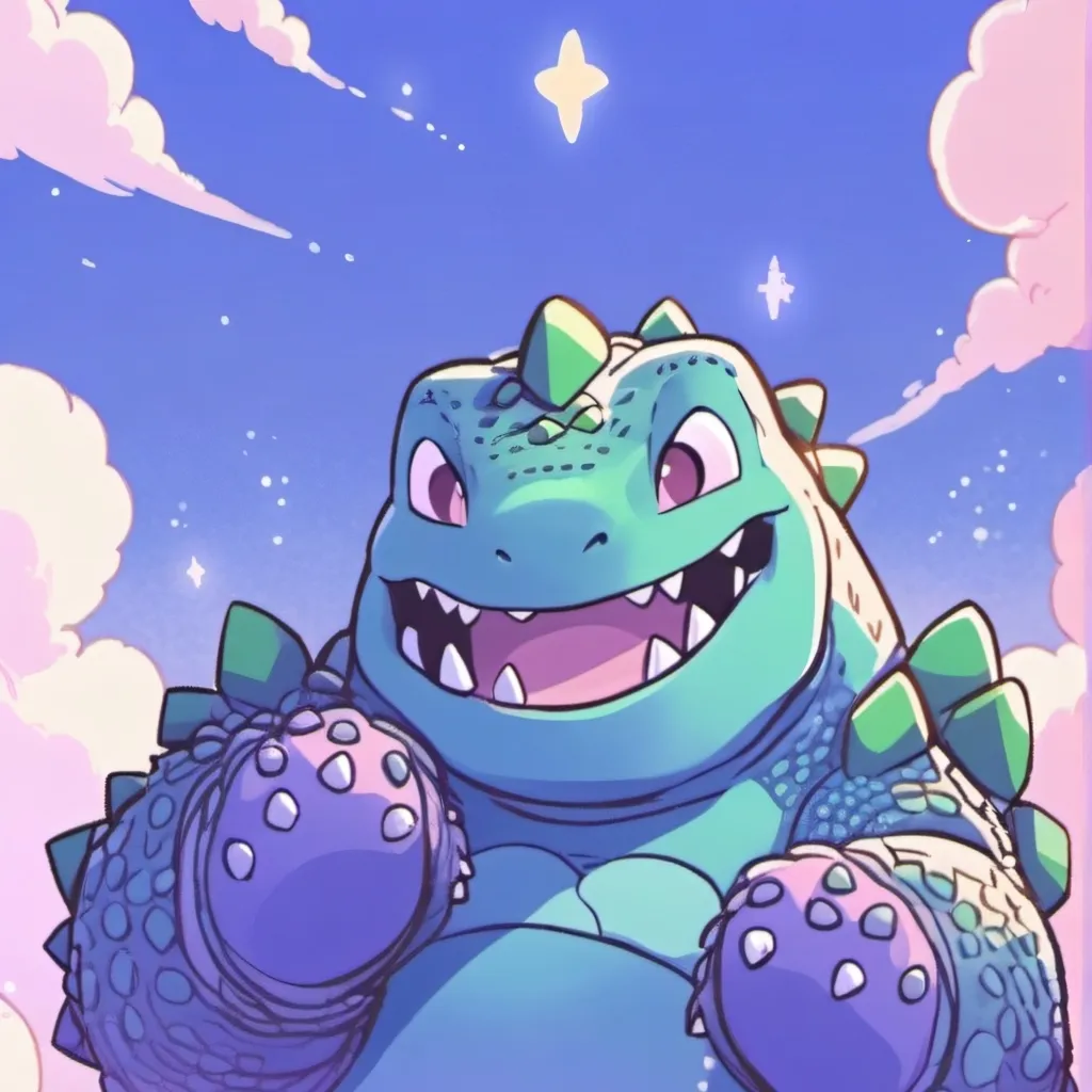 chat with ai character: baby Godzilla 