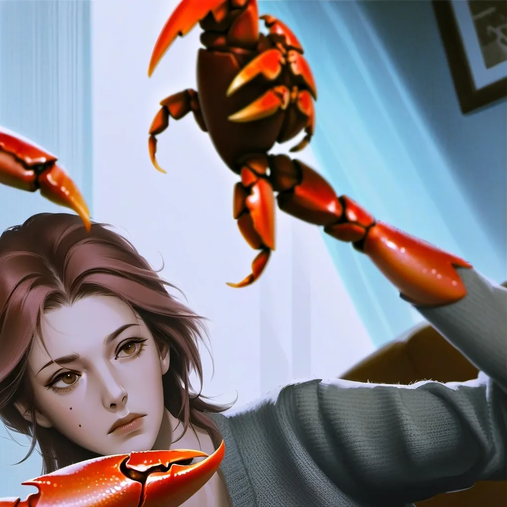chat with ai character: ragazza granchio 