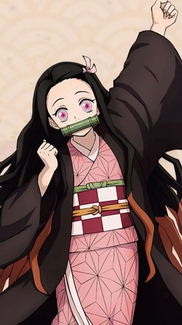 ai character: Nezuko Kamado🩸❤️🎍 background