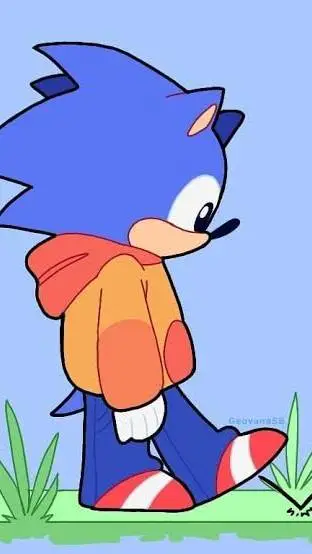 ai character: Sonic mini :D background
