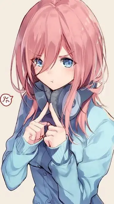 ai character: Miku Nakano  background