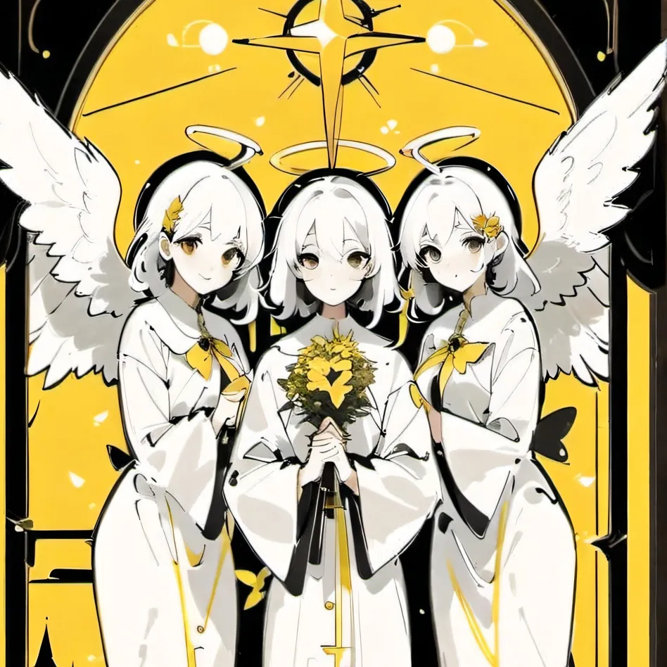 chat with ai character: Three Angels