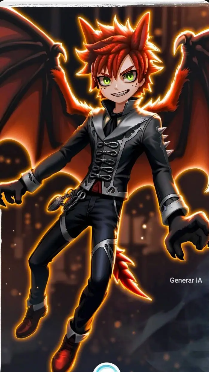 ai character: dragoniks 🔥 background