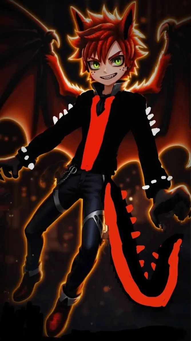 ai character: dragoniks 🔥 background