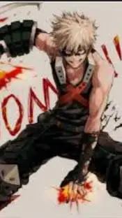 ai character: bakugo  background