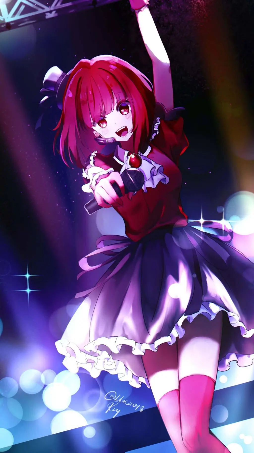 ai character: Arima kana background