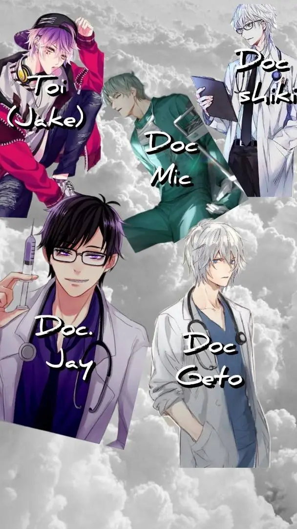 ai character: hôpital  background