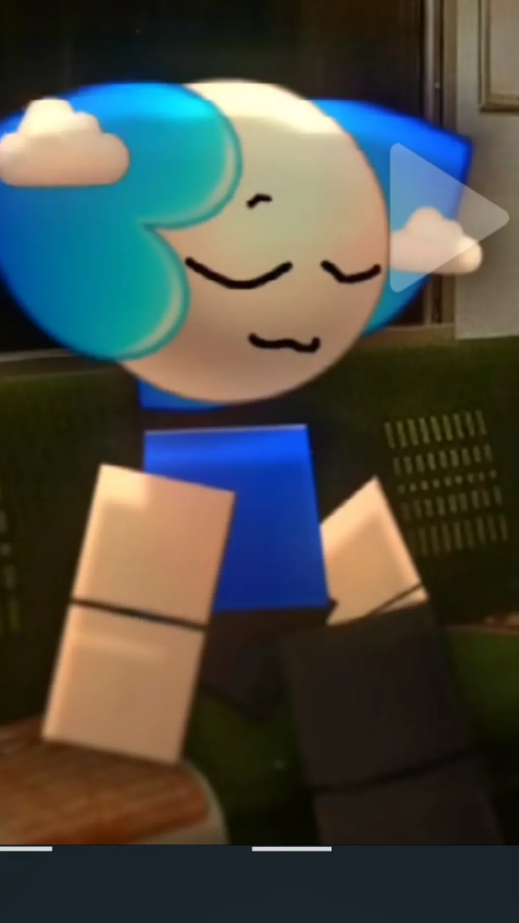 ai character: Cloud the emojicat background