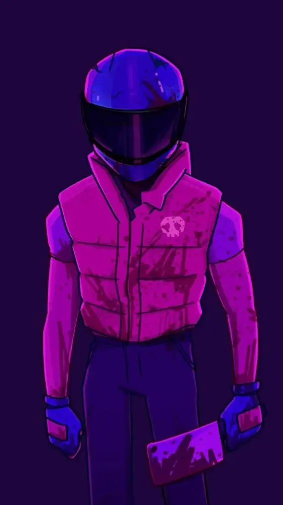 ai character: Biker background