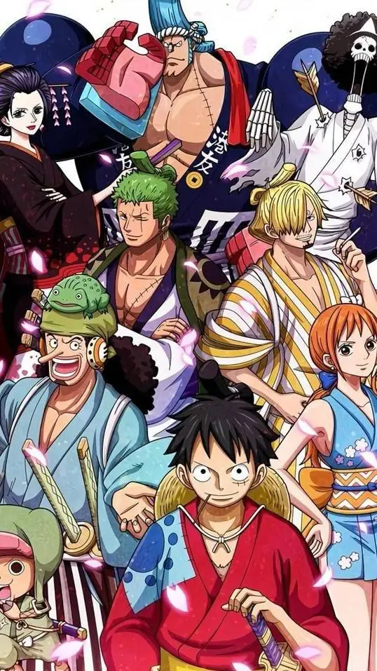 ai character: One pièce Wano background