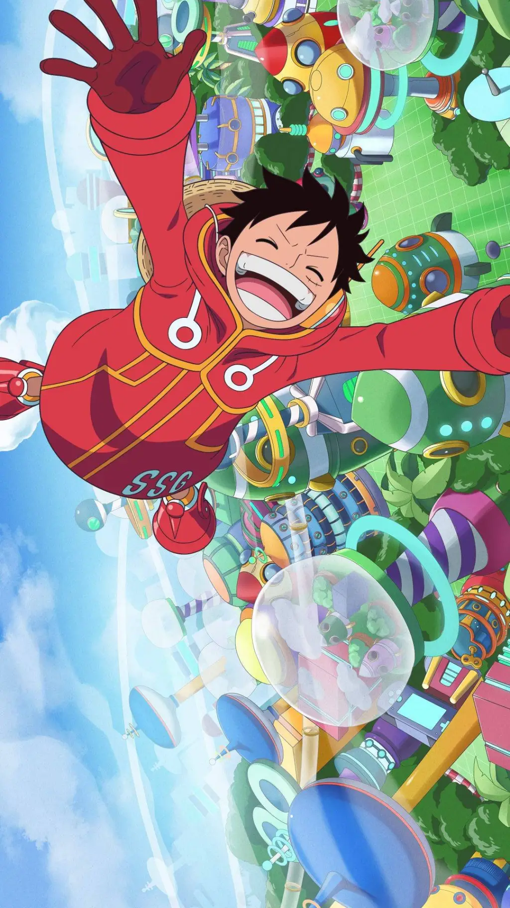 ai character: One Piece background